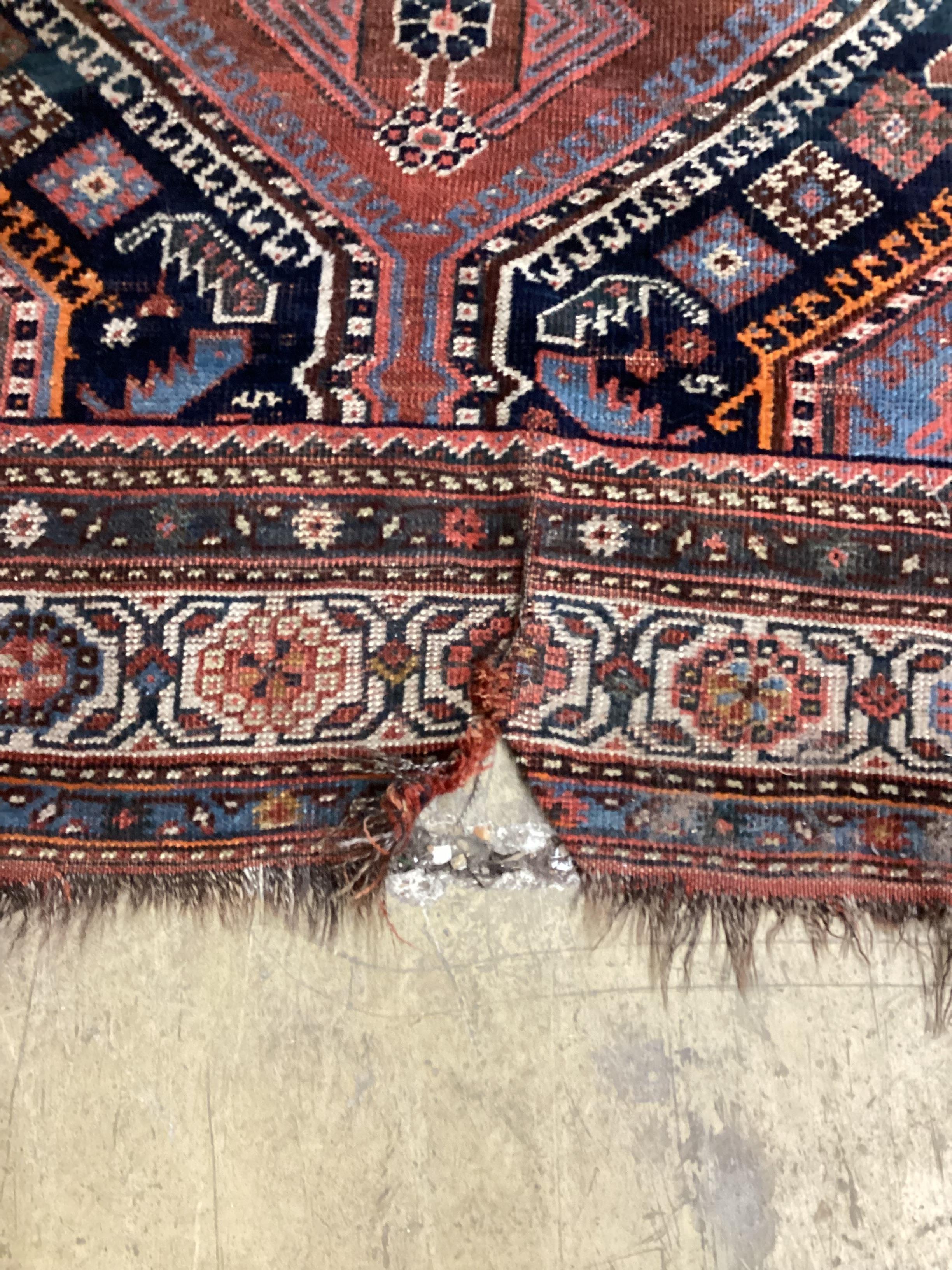 A Qashqai rug, 290 x 180cm